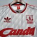 Liverpool 89/91 Away Grey Soccer Jersey